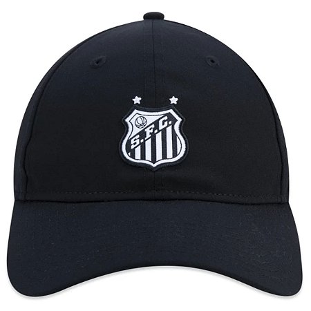 Boné New Era 920 Santos Futebol Masculino Preto