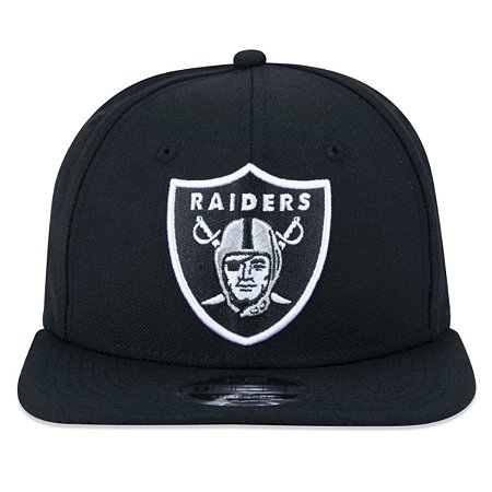 Boné New Era 950 NFL Las Vegas Raiders Aba Reta Preto