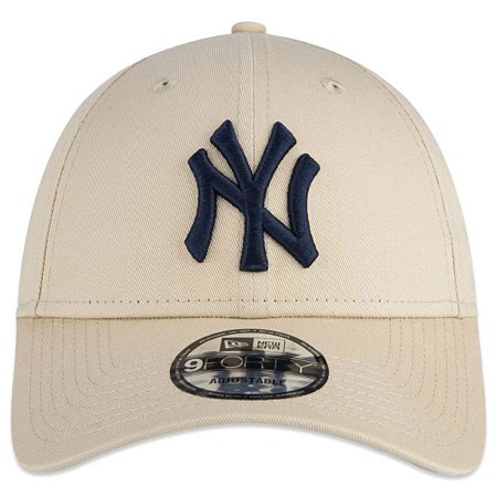 Boné New Era 940 MLB 940 New York Yankees Bege Logo