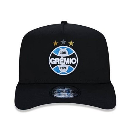 Boné New Era 940 A-Frame Grêmio Futebol Preto