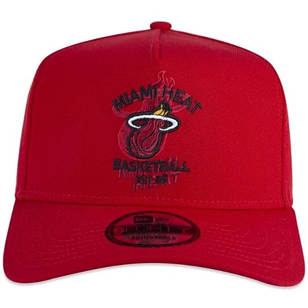 Boné New Era 940 A-Frame NBA Miami Heat Core Vermelho