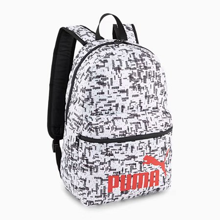 Mochila Puma Phase Aop Backpack Black White