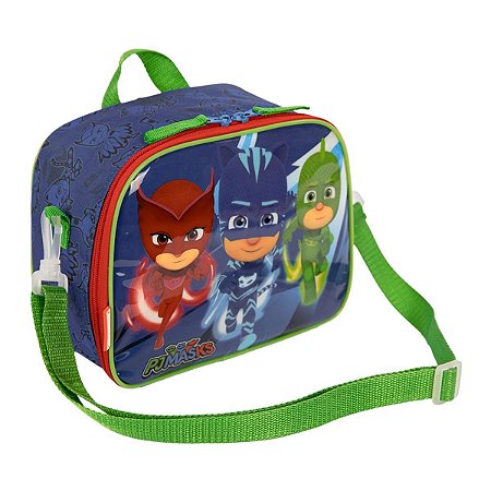 Lancheira Pequena 2 em 1 Pj Masks Sestini Colorido