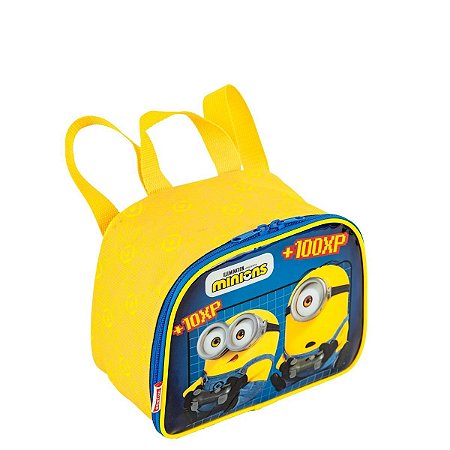 Lancheira Sestini Pequena Minions Gamer Infantil