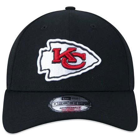 Boné New Era 940 NFL Kansas City Chiefs Aba Curva Vermelho