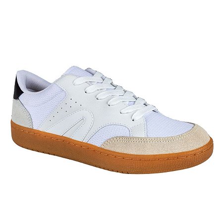 Tênis Rainha Castle II Masculino Branco Preto Natural