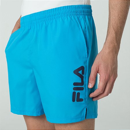 Short Fila Train 5 Masculino Azul Claro