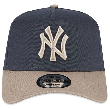 Boné New Era 940 NBA New York Yankees Dual Color Cinza
