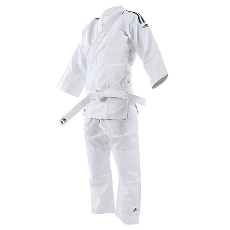 Kimono Adidas Infantil Três Listras Branco