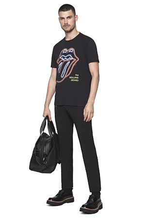 CAMISETA ELLUS ROCK EDITION ROLLING STONES FINE NEON MOUTH