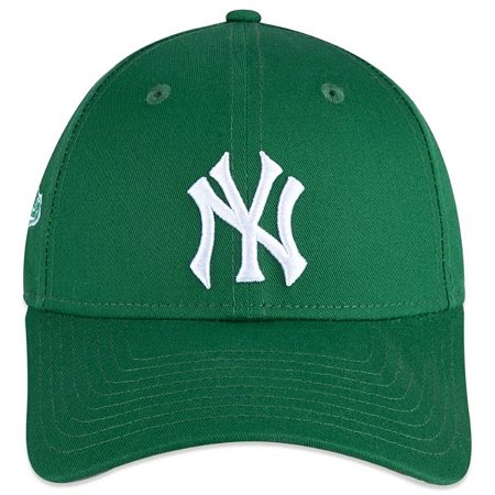 Boné New Era Infantil 940 MLB New York Yankees Patch Verde