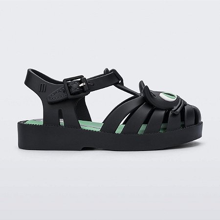 Mini Melissa Possession Cat Baby Preto Meninas