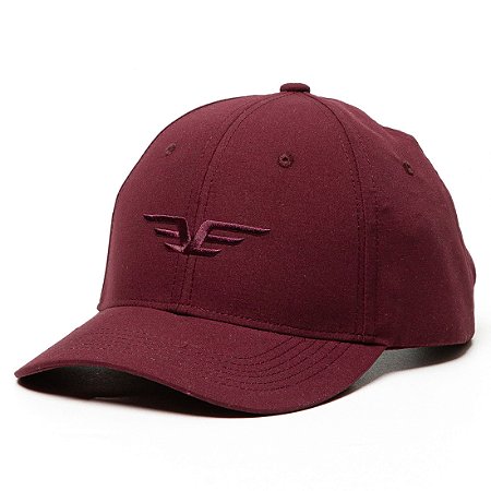 Boné Ellus e Asa Espelhado Masculino Bordô