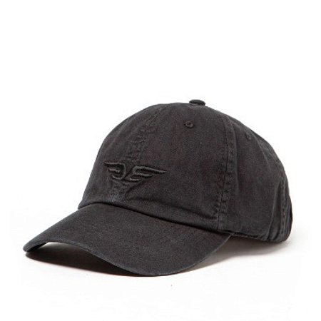 Boné Ellus E Asa Espelhado Masculino Preto