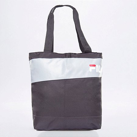 Bolsa de Ombro Fila Tote Multi Cinza