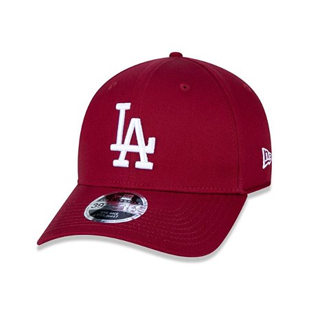 Boné New Era Los Angeles Dodgers 3930 White On Cardinal