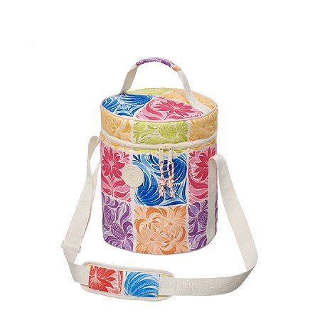 Bolsa Mini Cooler Farm Arco Iris Tropical