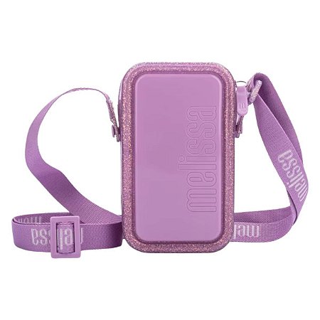 Bolsa Melissa Link Bag Lilás Glitter