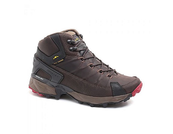 bota de couro masculina marrom