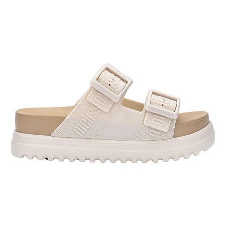 Sandália Melissa Cozy M-Lover Platform Bege