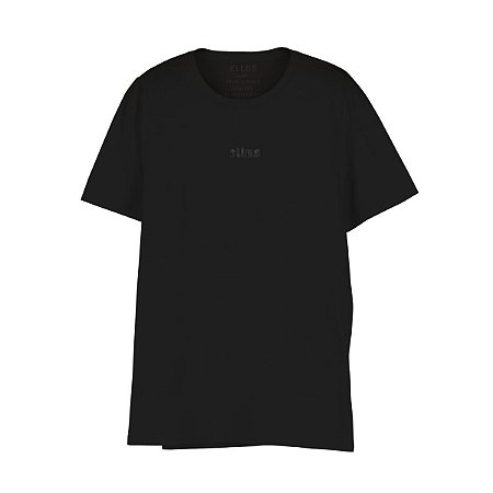 Camiseta Ellus Fine Gothic Foil Classic Preto
