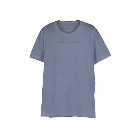 Camiseta Ellus Washed Classic Masculina Azul