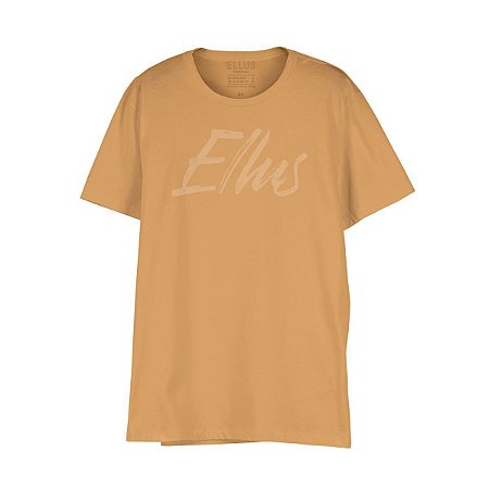 Camiseta Ellus Fine Manual Big Classic Masculina Amarelo