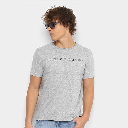 CAMISETA ELLUS FINE ORIGINALS E ASA CLASSIC MESCLA MASCULINA