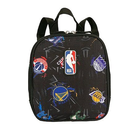 Lancheira Grande NBA Begins Logos Sestini Cinza