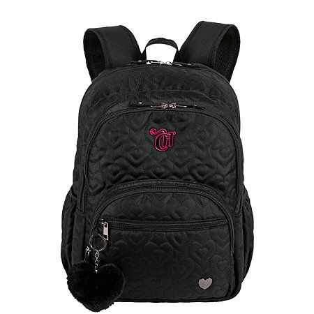Mochila Capricho Sestini Crush Preta