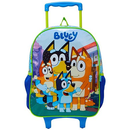 Mochila de Carrinho Bluey X Azul Verde