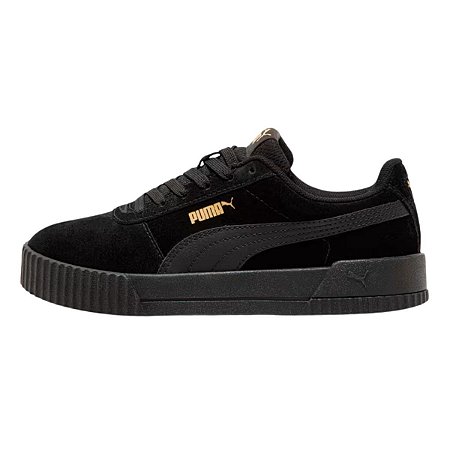 Tênis Puma Carina Feminino Preto Dourado