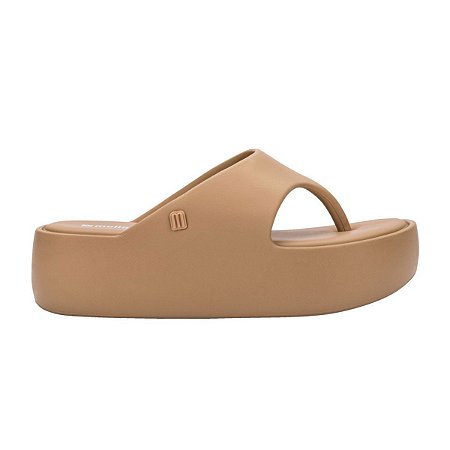 Sandália Melissa Free Platform Thong Feminino Bege