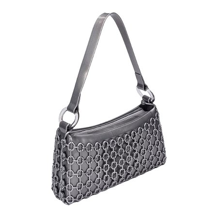 Bolsa Melissa Hoop Bag Prateada