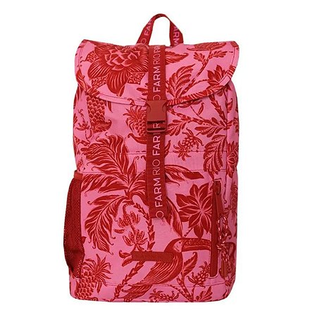 Mochila Farm Coisa Nossa Amalfi Vermelha