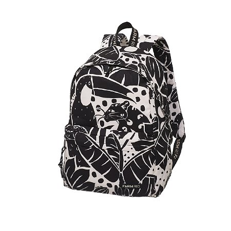 Mochila Farm Xodó Estampada Bichos na Floresta