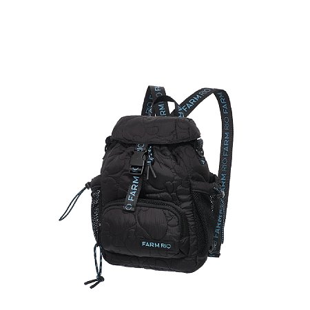 Bolsa Farm Pipoquinha Lisos Preto