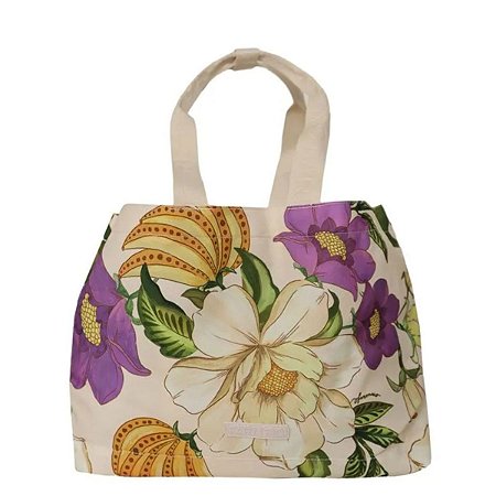 Bolsa Farm Tote Carioca Pássaros em Flor