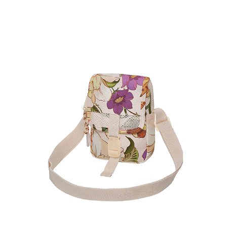 Bolsa Farm Fervo Pássaros em Flor Branca