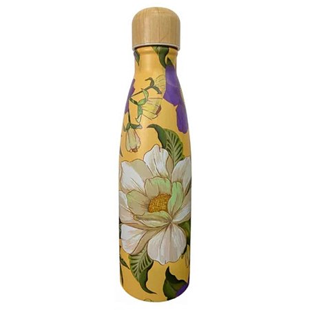 Garrafa Farm 500ML Glub Pássaros em Flor Amarela