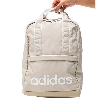 Mochila Adidas Linear Essentials Creme