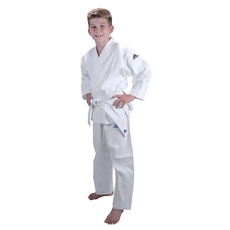 Kimono Adidas Karate Iniciante Evolution com Faixa Branca