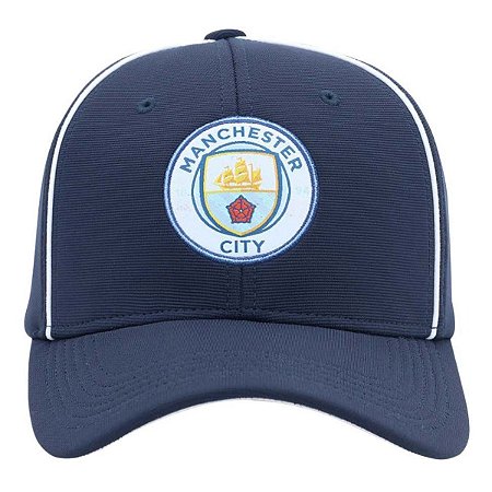 Boné Manchester City Azul Marinho Logo Frontal Supercap