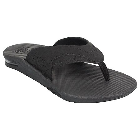 Chinelo Reef Mick Fanning Masculino Preto All Black