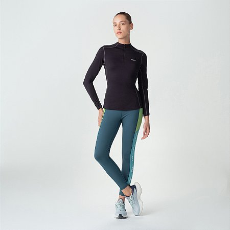Calça Legging Fila Performa Fit Feminina Verde