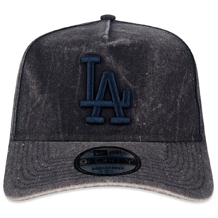 Boné New Era 940 Los Angeles Dodgers Core Cinza Escuro