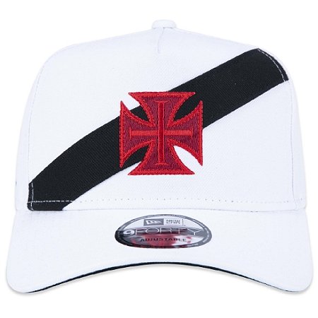 Boné New Era 940 Futebol Vasco Da Gama Branco