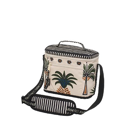 Bolsa Mini Cooler Farm Farofa Jardim Tropical
