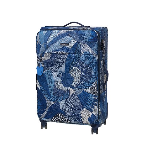 Mala Farm Me Leva Tecido Dotted Macaws G