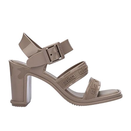 Sandália Melissa M-Lover Heel Bege